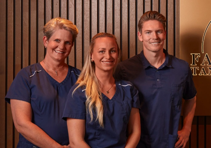 Tannlegeteamet hos Fagerholt Tannlegesenter i Kristiansand